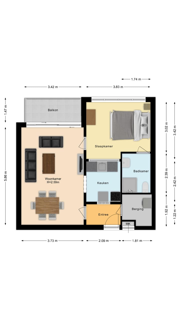 Foto 28 van Lelystraat 2-H99