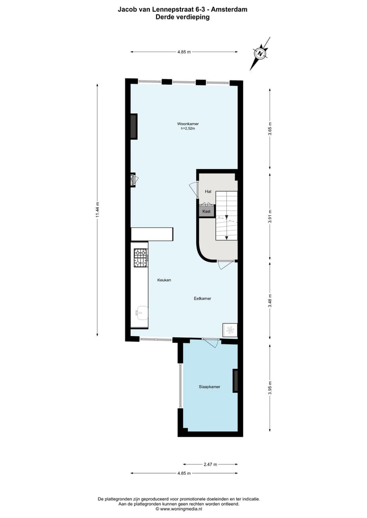 Foto 5 van Jacob van Lennepstraat 6-3