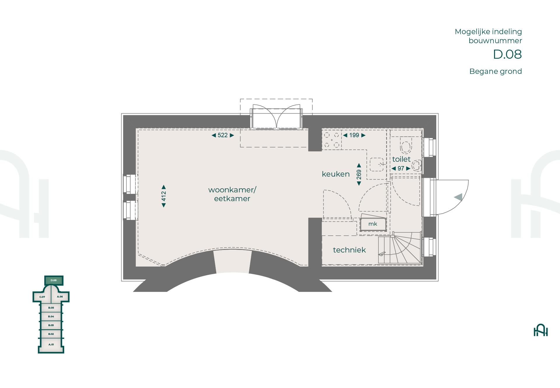 Foto 3 van D Pastorie (Bouwnr. 8)