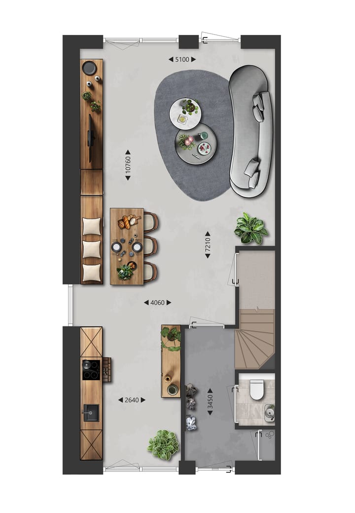 Foto 4 van Xprezzo fase 3 - Hoekwoning (Bouwnr. 1)