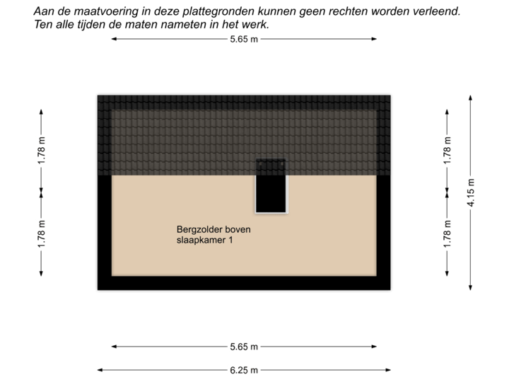 Bergzolder boven slk 1