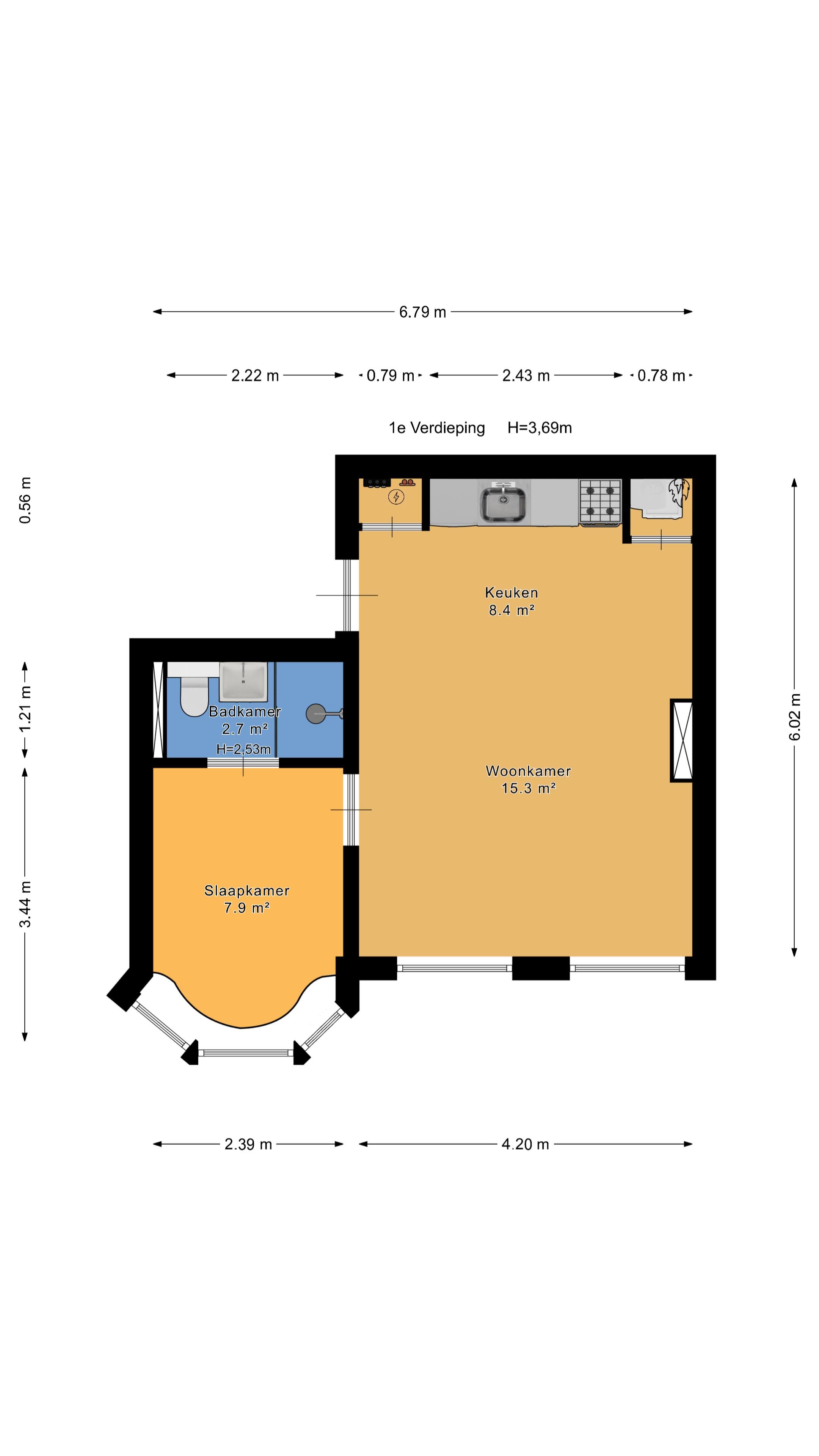 Foto 12 van Laan van Meerdervoort 53-F
