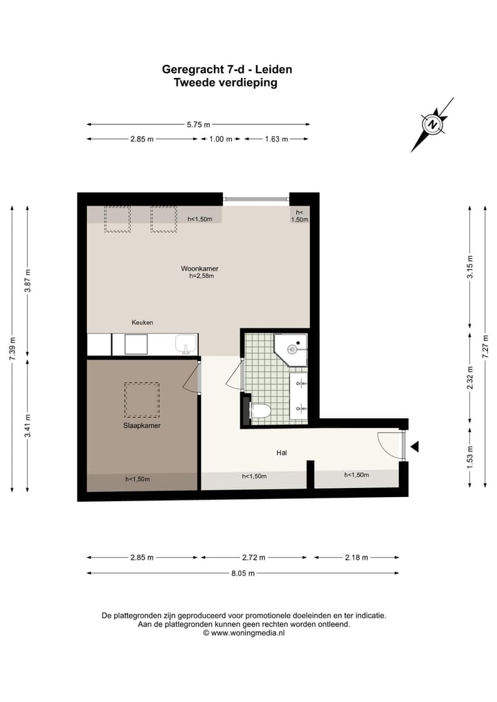 Foto 24 van Geregracht 7-D