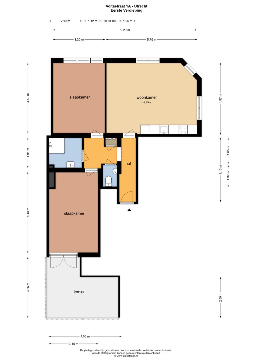 Foto 27 van Voltastraat 1-A