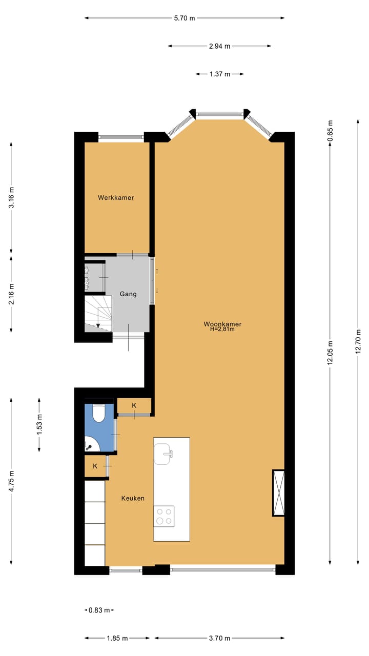 Foto 47 van Graaf Florisstraat 33-A03