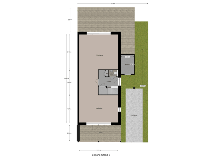 Begane Grond met tuin