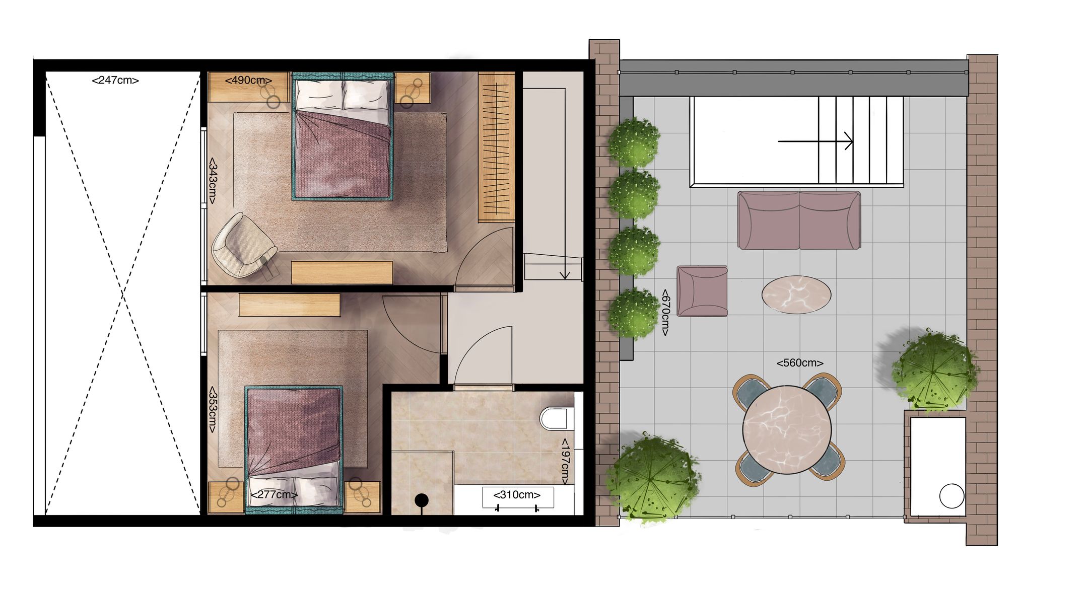 Photo 6 of LOFT-appartement (Bouwnr. 1-B1)