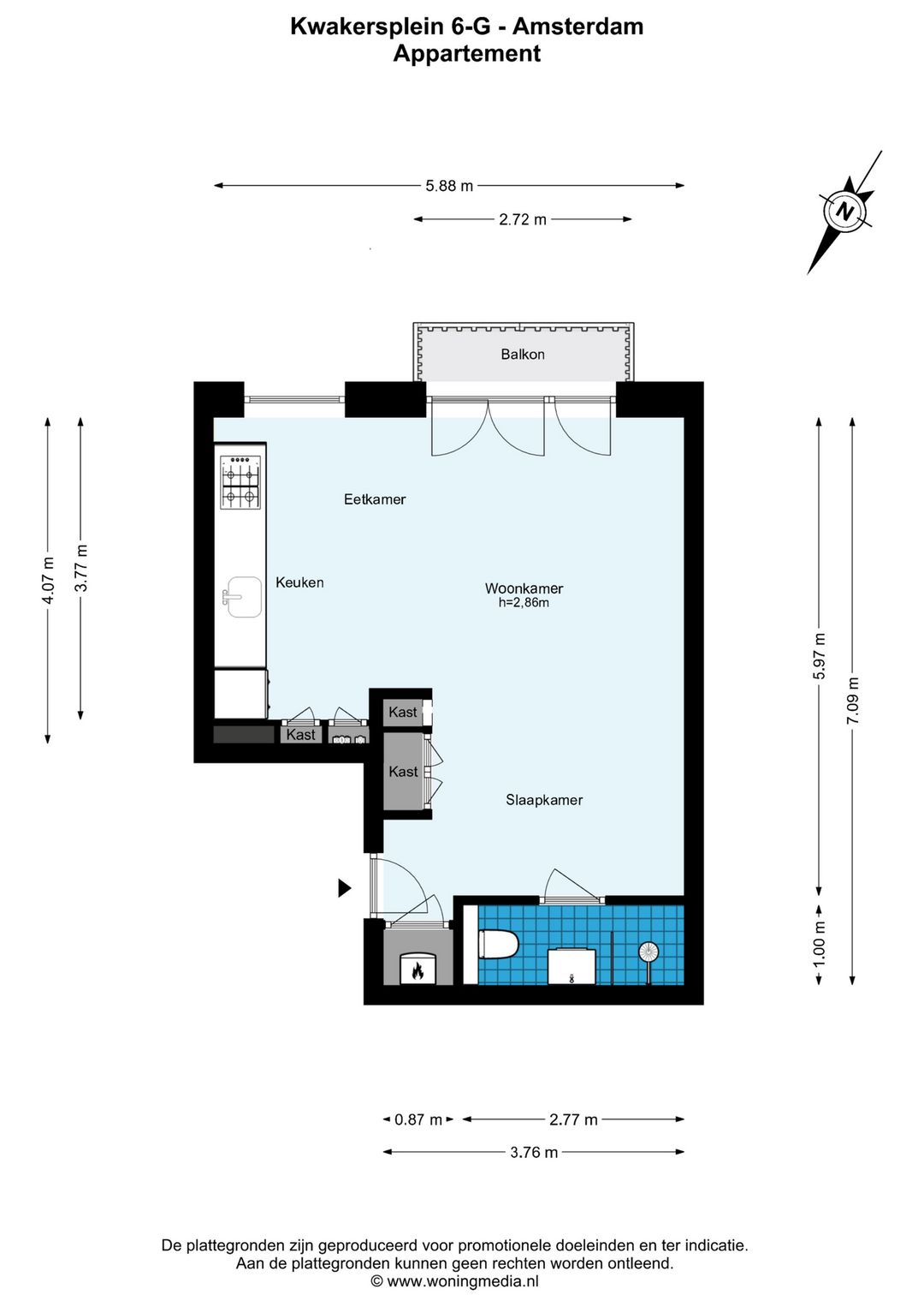 Foto 26 van Kwakersplein 6-G