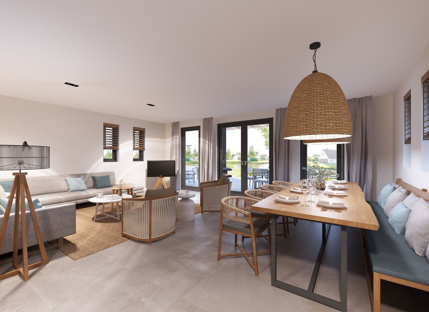 Foto 4 van Exclusive Beach 6 persoons villa (Bouwnr. 521)