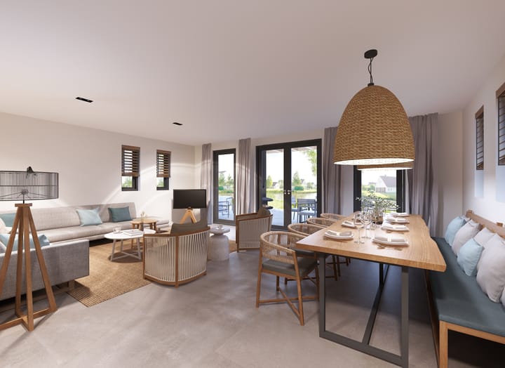 Foto 4 van Exclusive Beach 6 persoons villa (Bouwnr. 521)