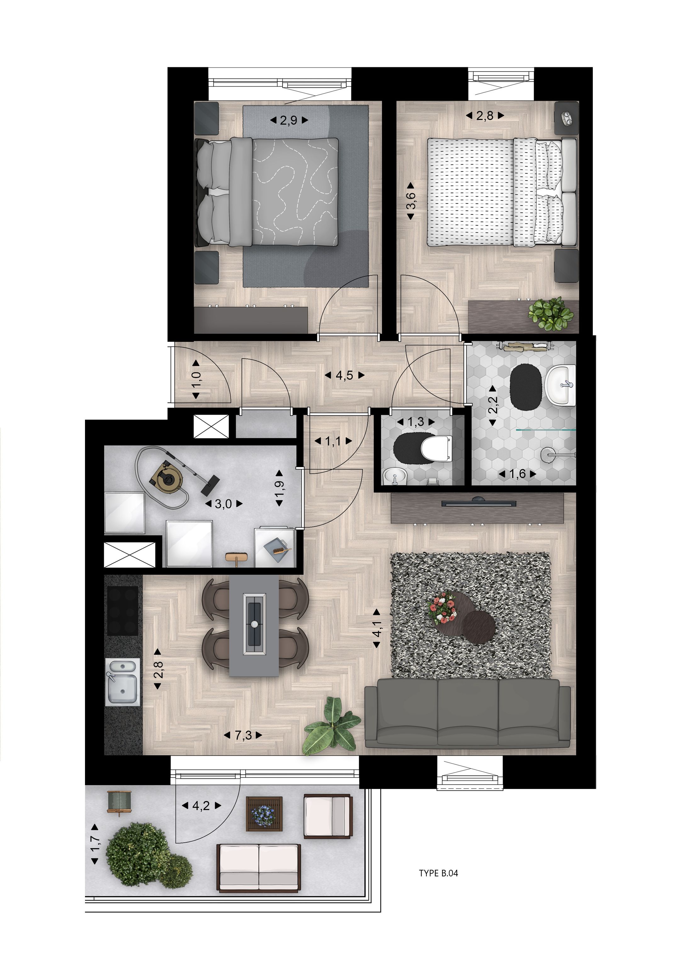 Foto 9 van Hoendersveld | Blok B (Bouwnr. 30)