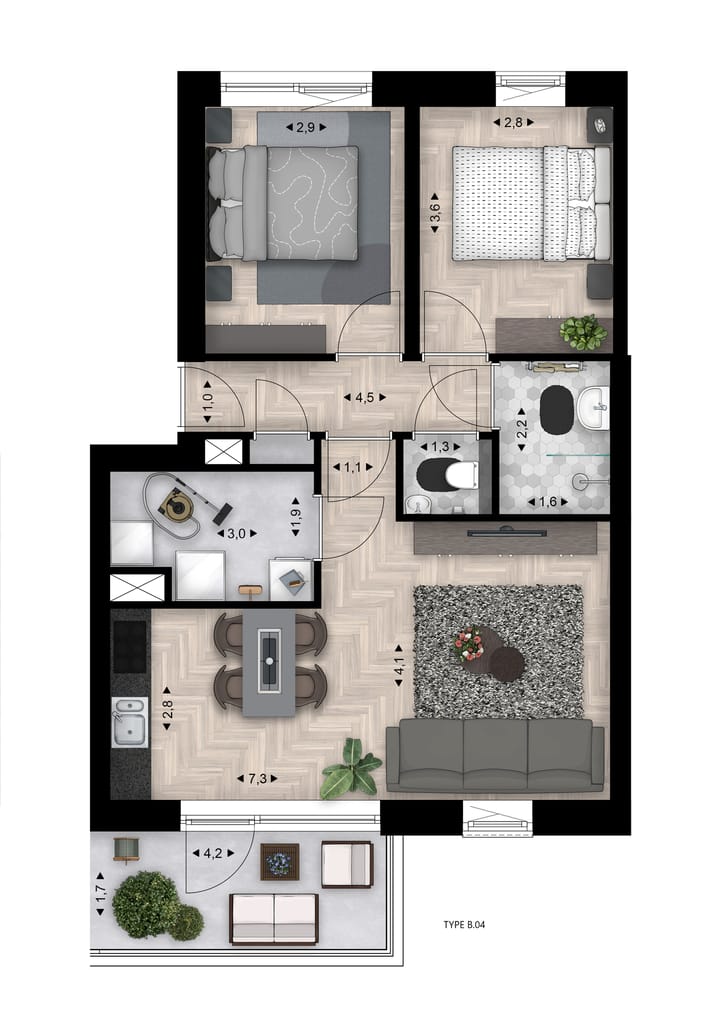 Foto 9 van Hoendersveld | Blok B (Bouwnr. 31)