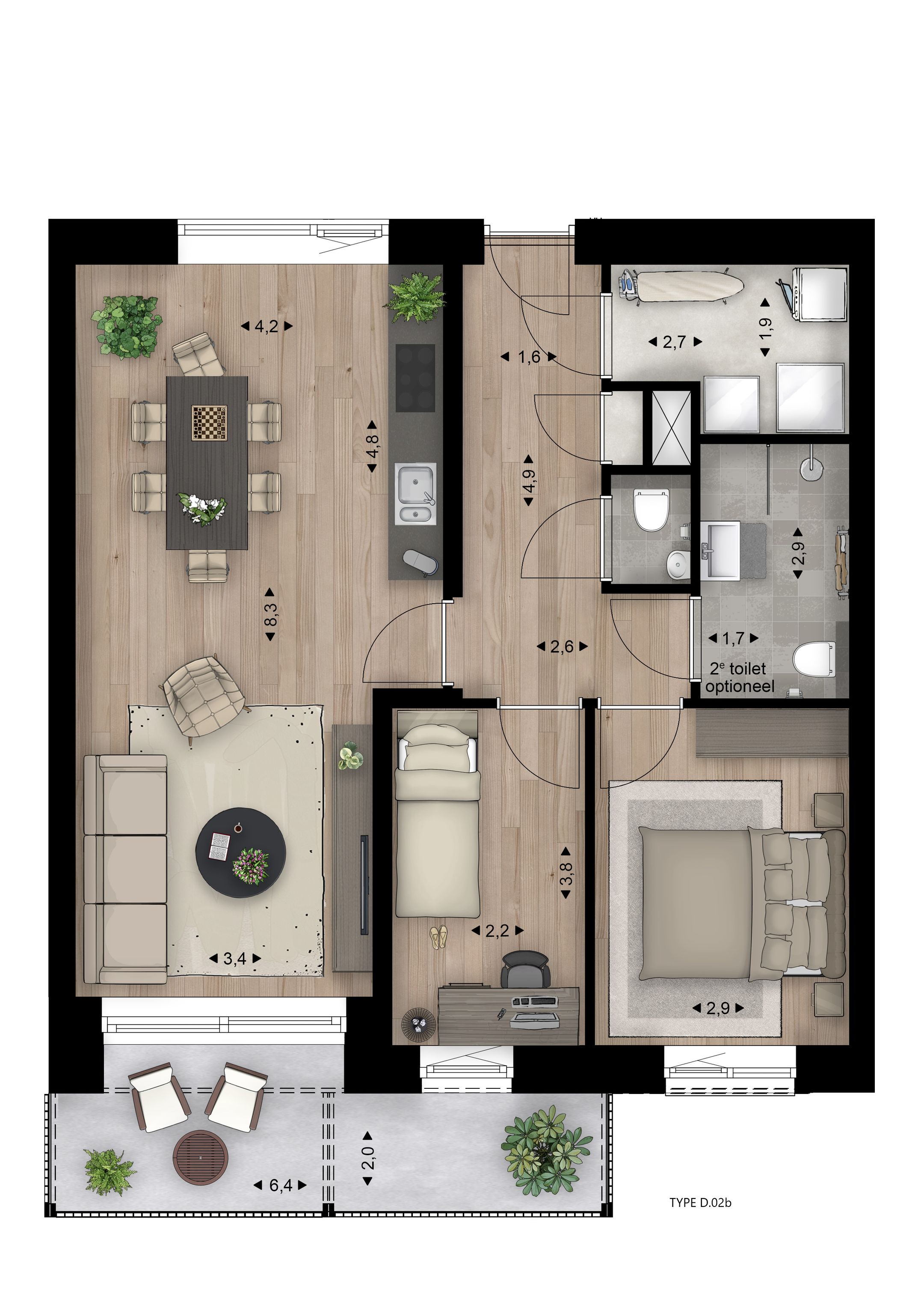 Foto 9 van Hoendersveld | Blok D - appartementen (Bouwnr. 40)