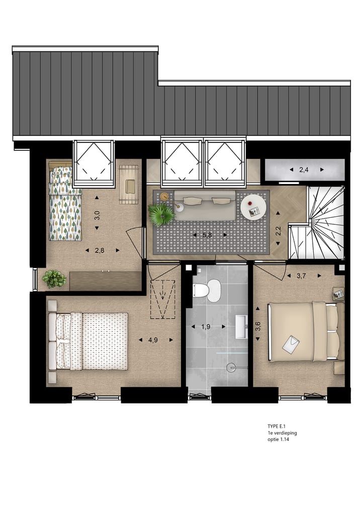 Foto 15 van Hoendersveld | Blok E + F - Levensloopbeste (Bouwnr. 57)
