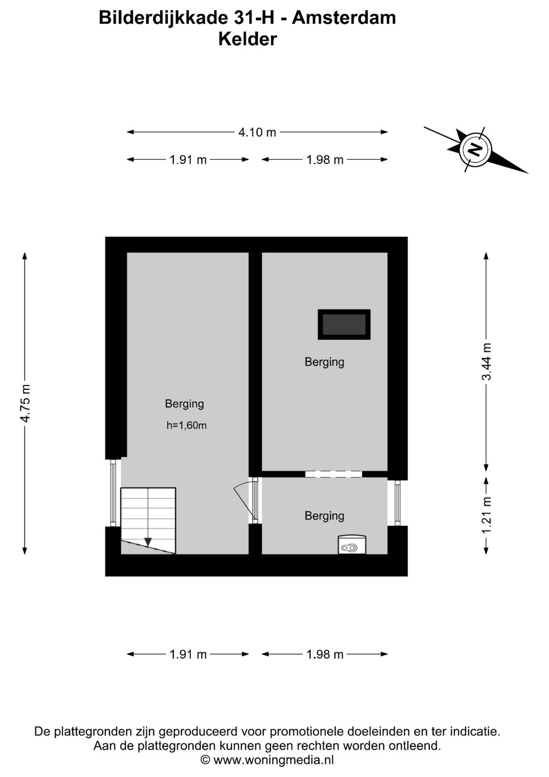 Foto 32 van Bilderdijkkade 31-H