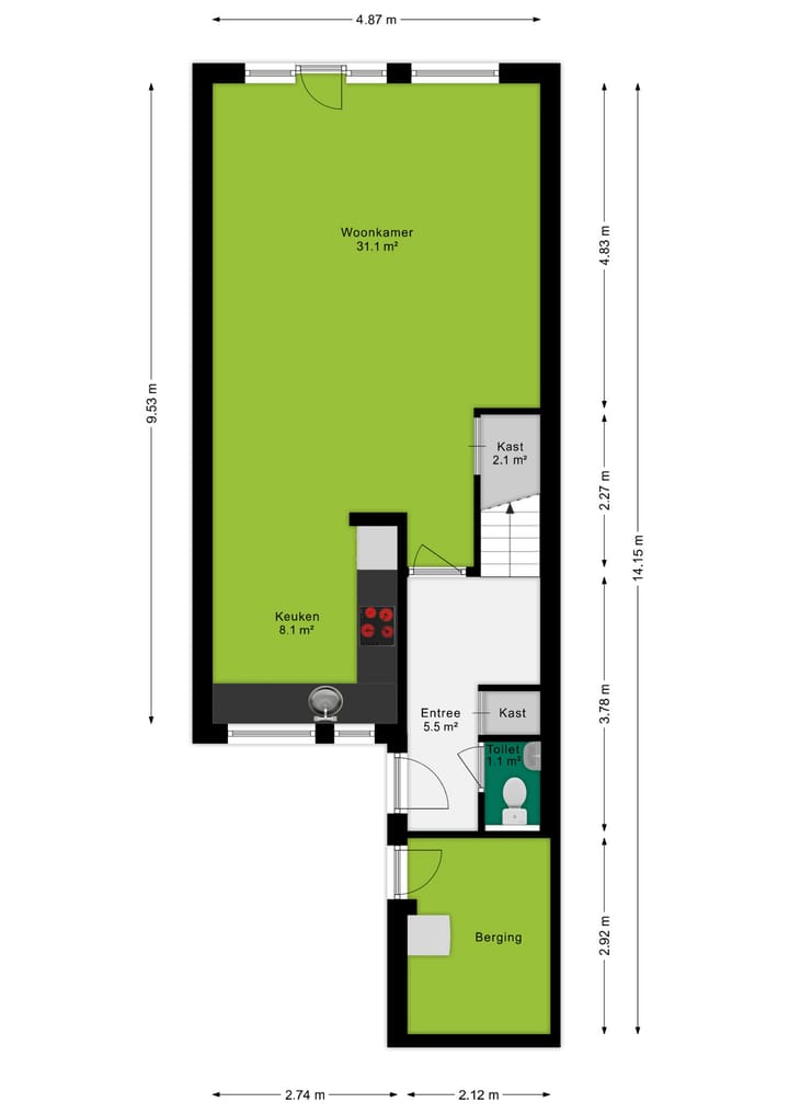 Foto 31 van Oosterhoutstraat 8