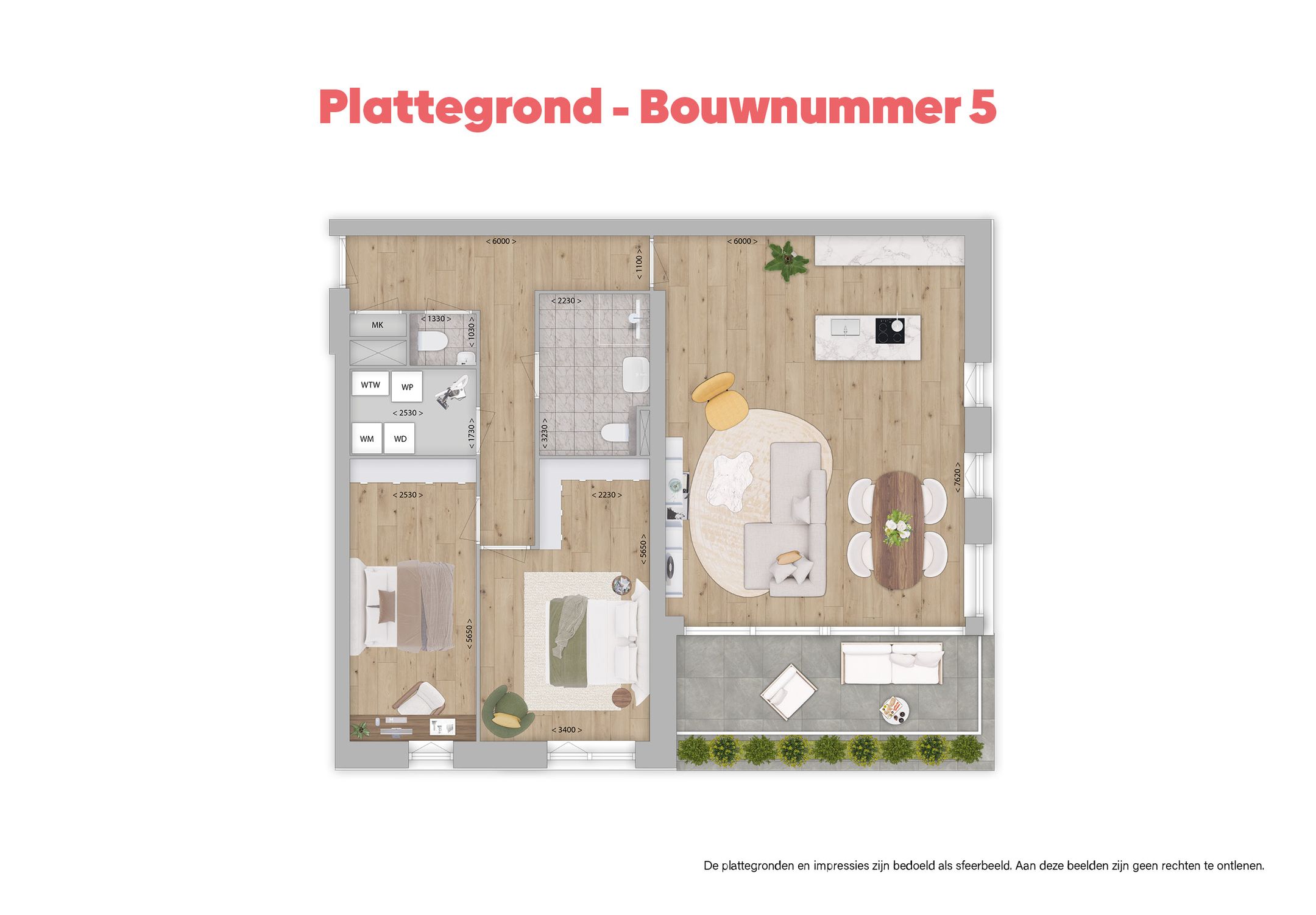 Foto 3 van Type D (Bouwnr. 5)