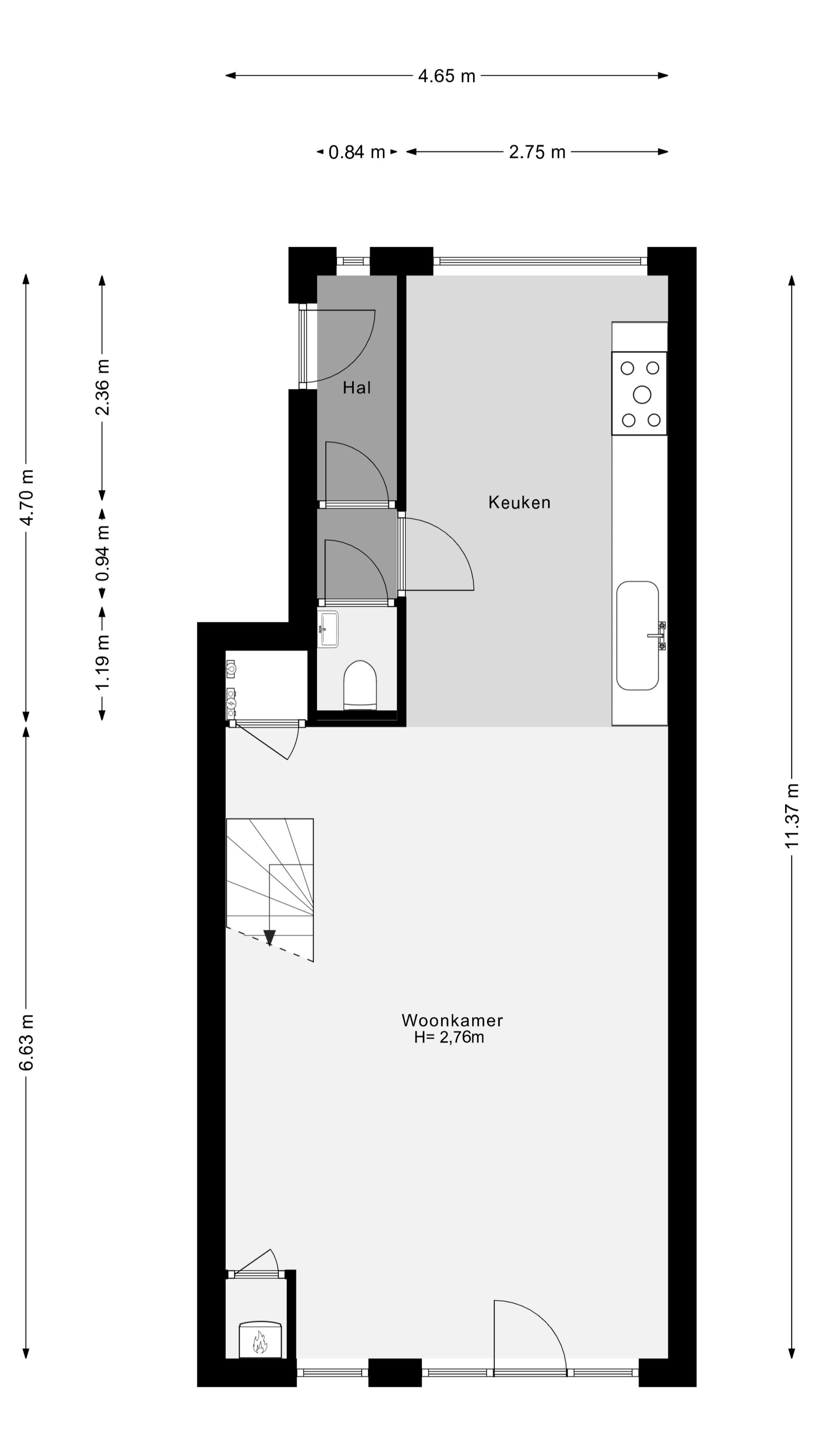 Photo 36 of Dr. de Visserstraat 38-A