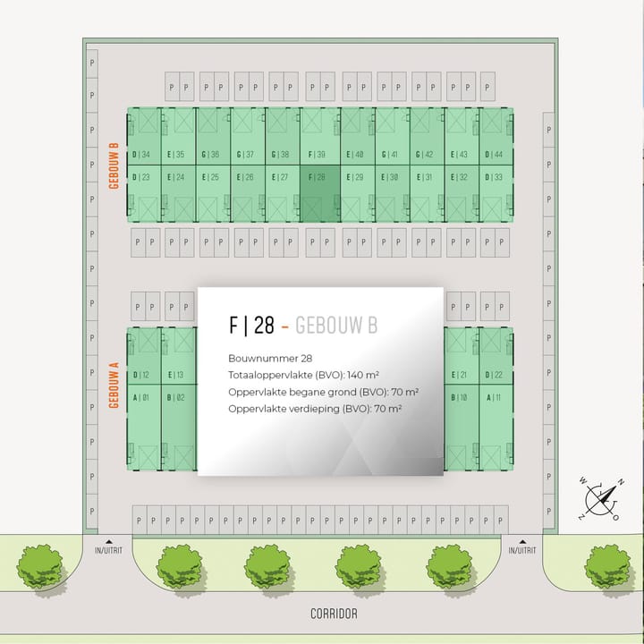 Corridor unit 28