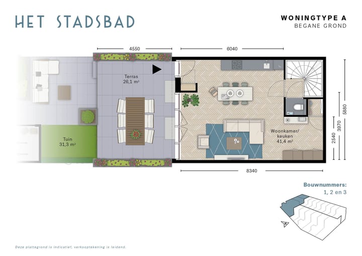 Photo 3 of Type A Stadswoning (Bouwnr. 2)