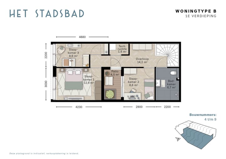 Photo 4 of Type B Stadswoning (Bouwnr. 4)