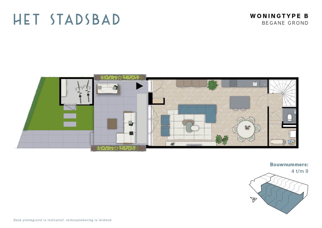 Foto 2 van Type B Stadswoning (Bouwnr. 5)