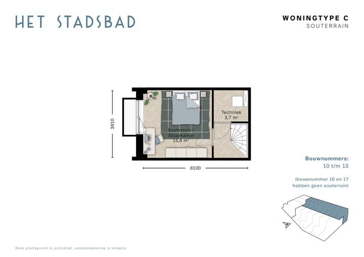 Foto 5 van Type C Stadswoning (Bouwnr. 13)