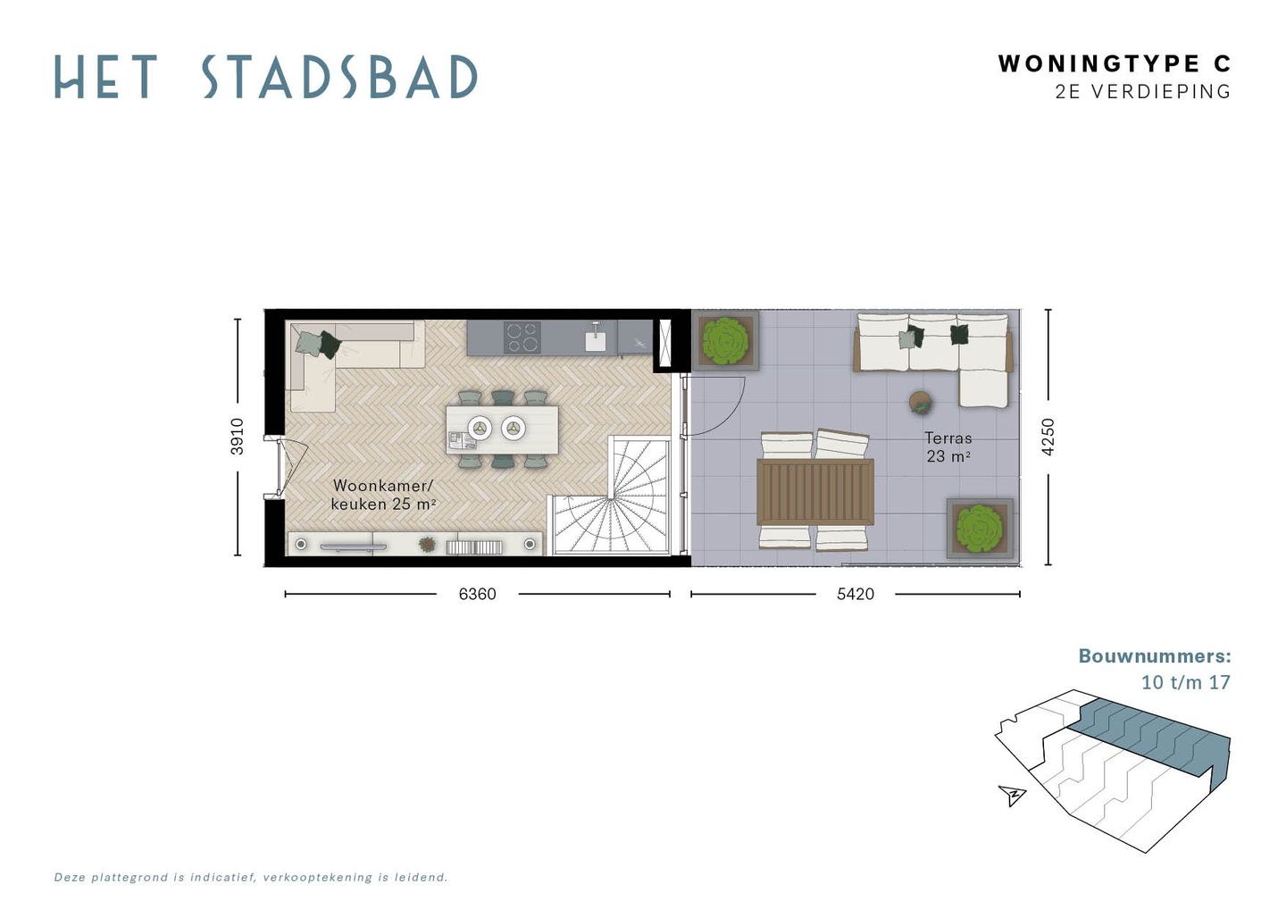 Foto 4 van Type C Stadswoning (Bouwnr. 14)