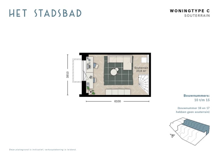 Photo 5 of Type C Stadswoning (Bouwnr. 15)