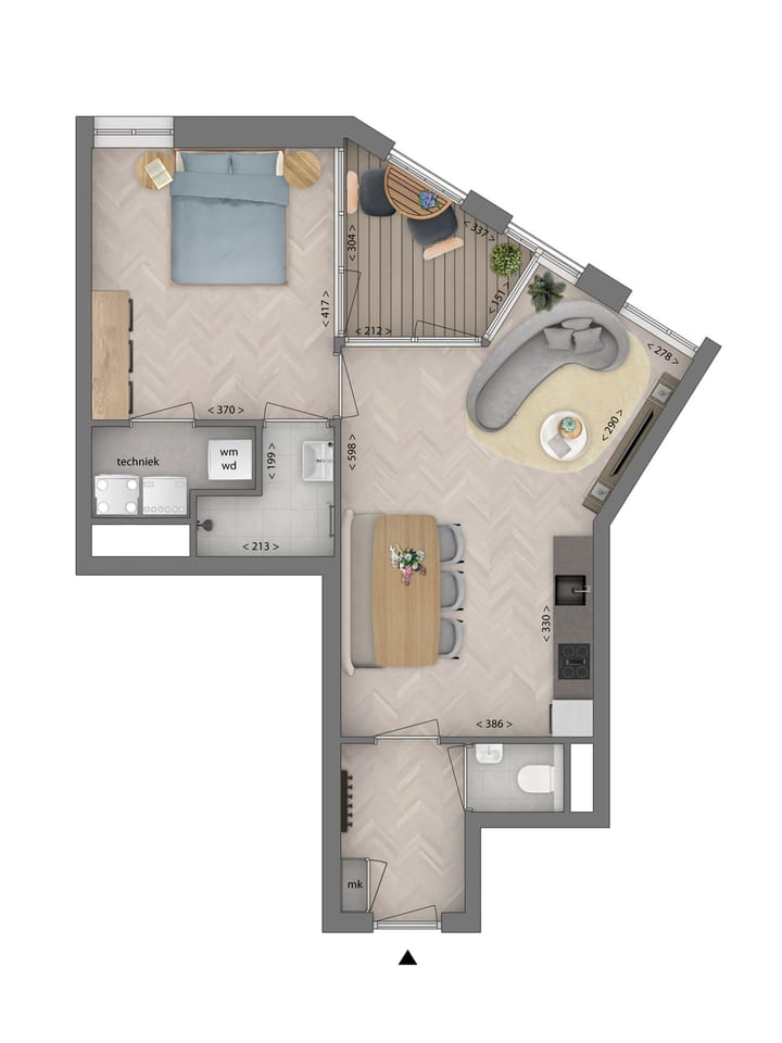 Photo 7 of The Green - 2-kamer appartement I (Bouwnr. 22)