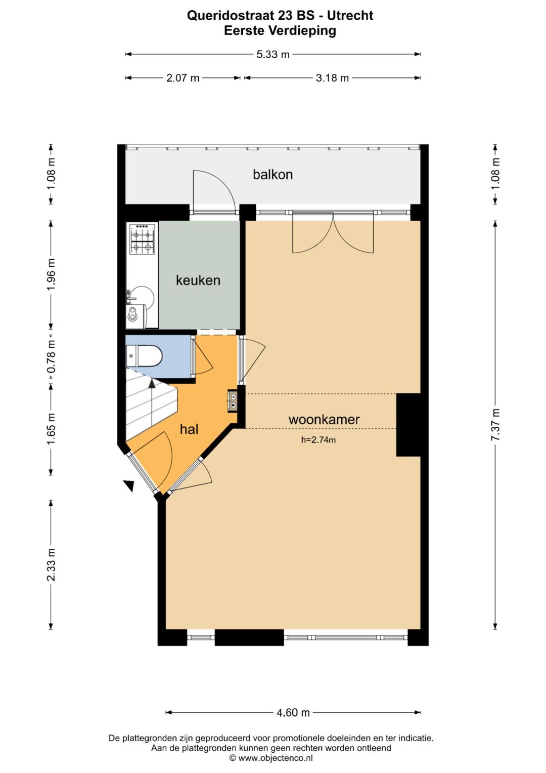 Foto 37 van Queridostraat 23-BS