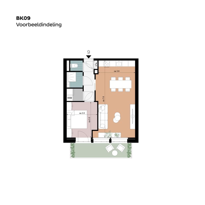 Foto 10 van Tussenappartementen (Bouwnr. BK09)