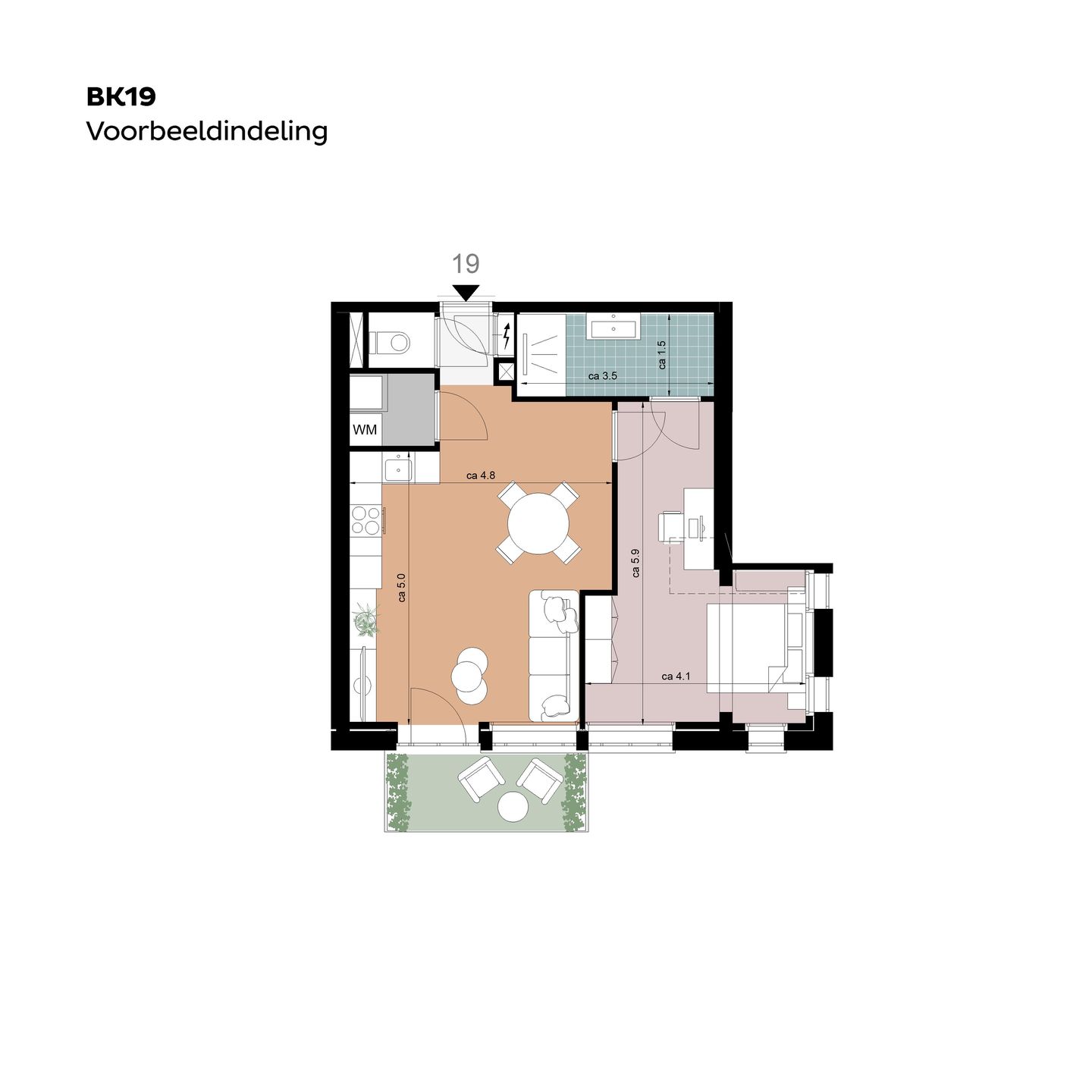 Foto 10 van Tussenappartementen (Bouwnr. BK19)