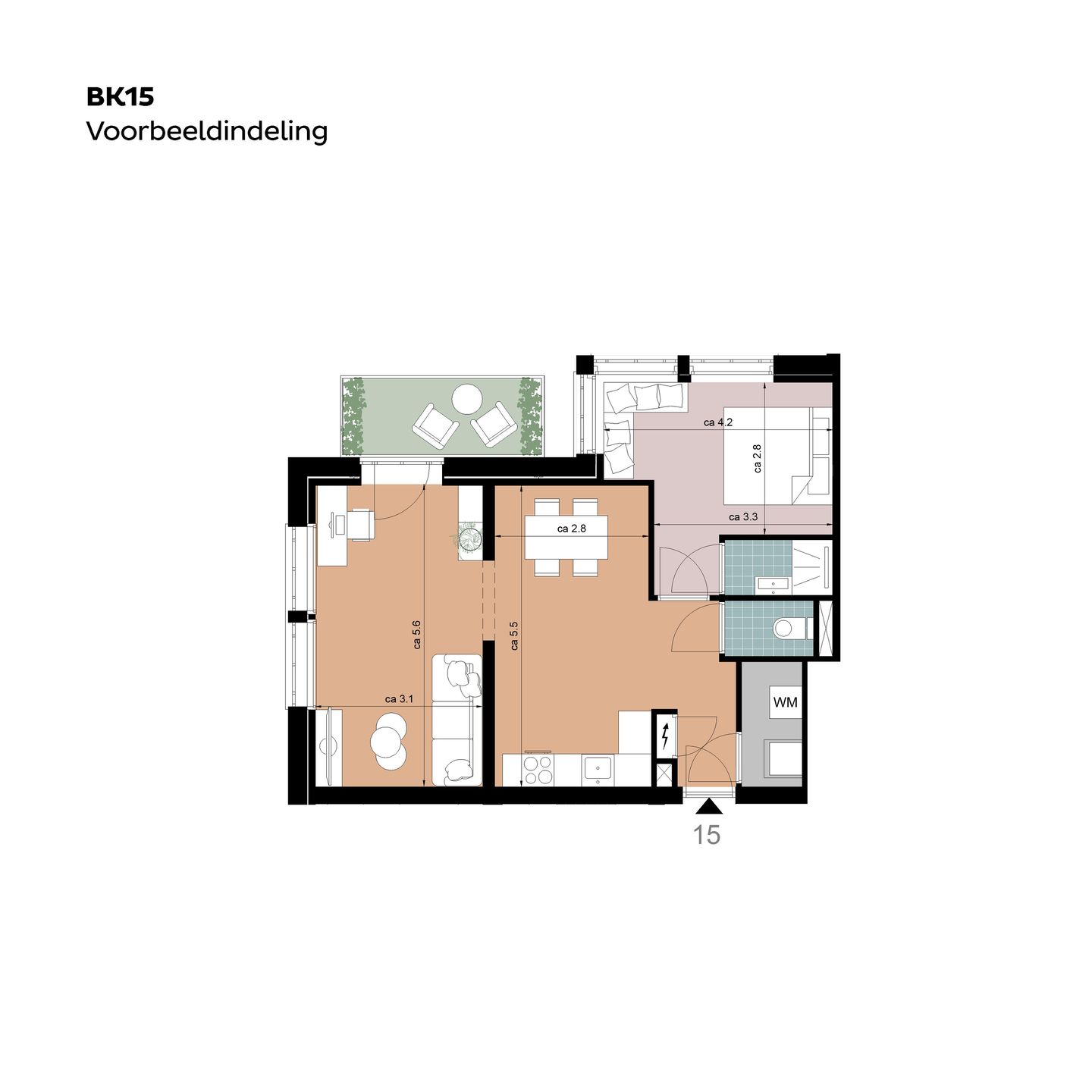 Photo 10 of Hoekappartementen (Bouwnr. BK15)