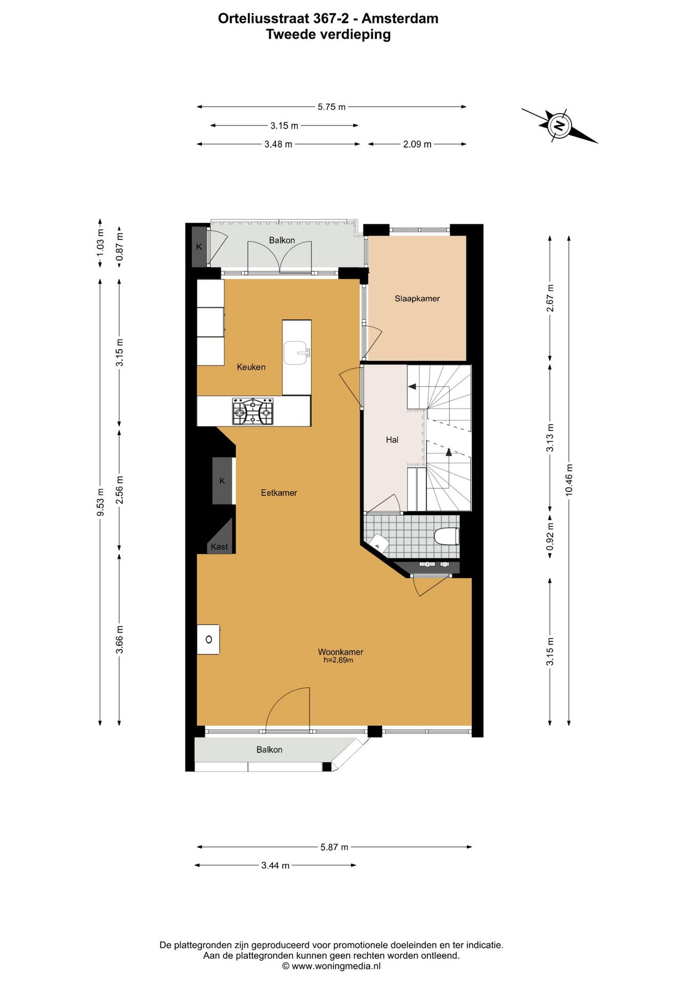 Foto 34 van Orteliusstraat 367-2