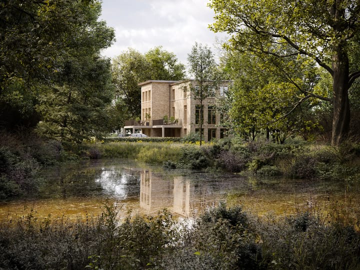 Photo 3 of De Vijverberg - herenhuis hoekwoning (Bouwnr. 3)