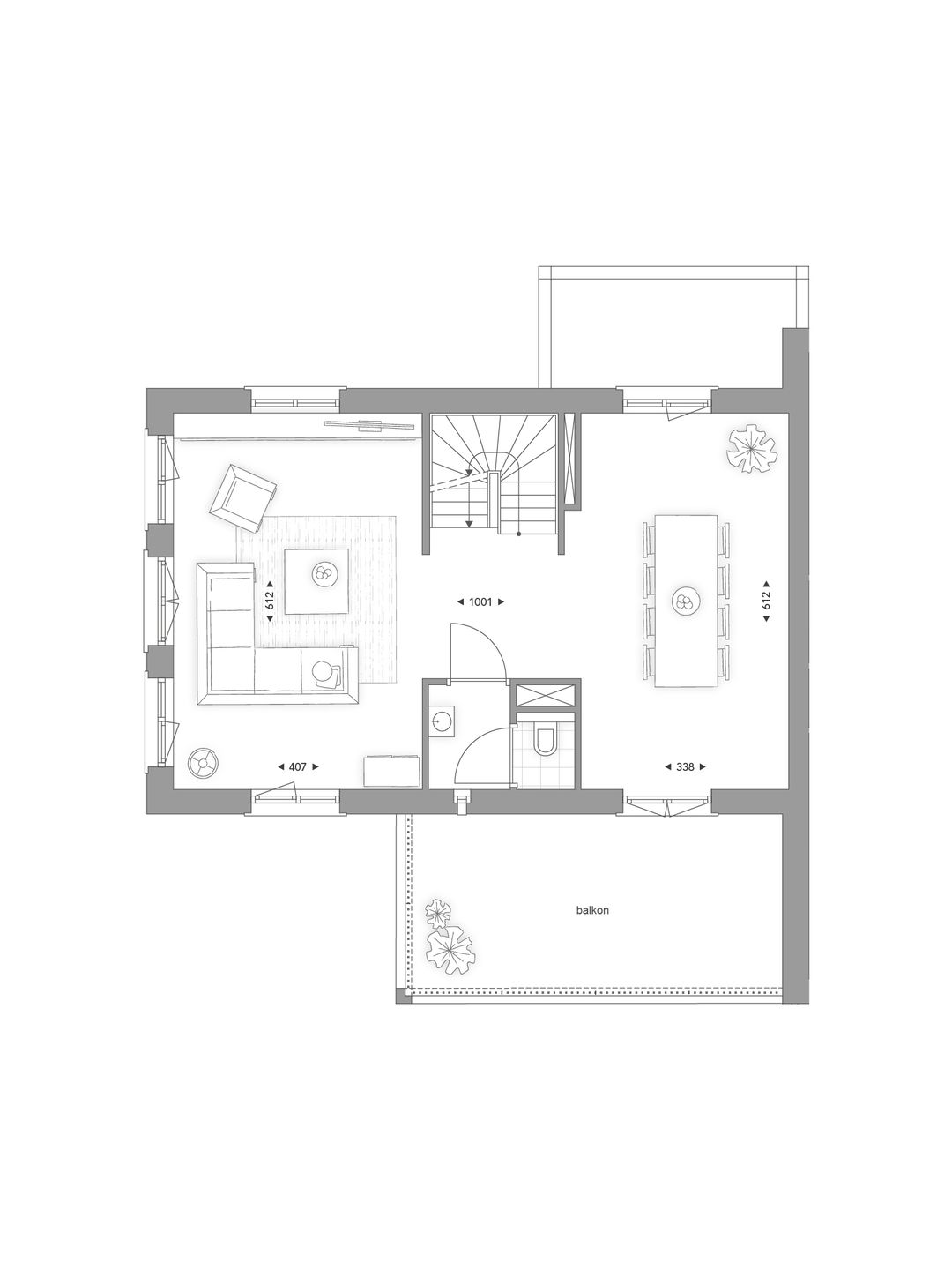 Foto 11 van De Vijverberg - herenhuis hoekwoning (Bouwnr. 3)