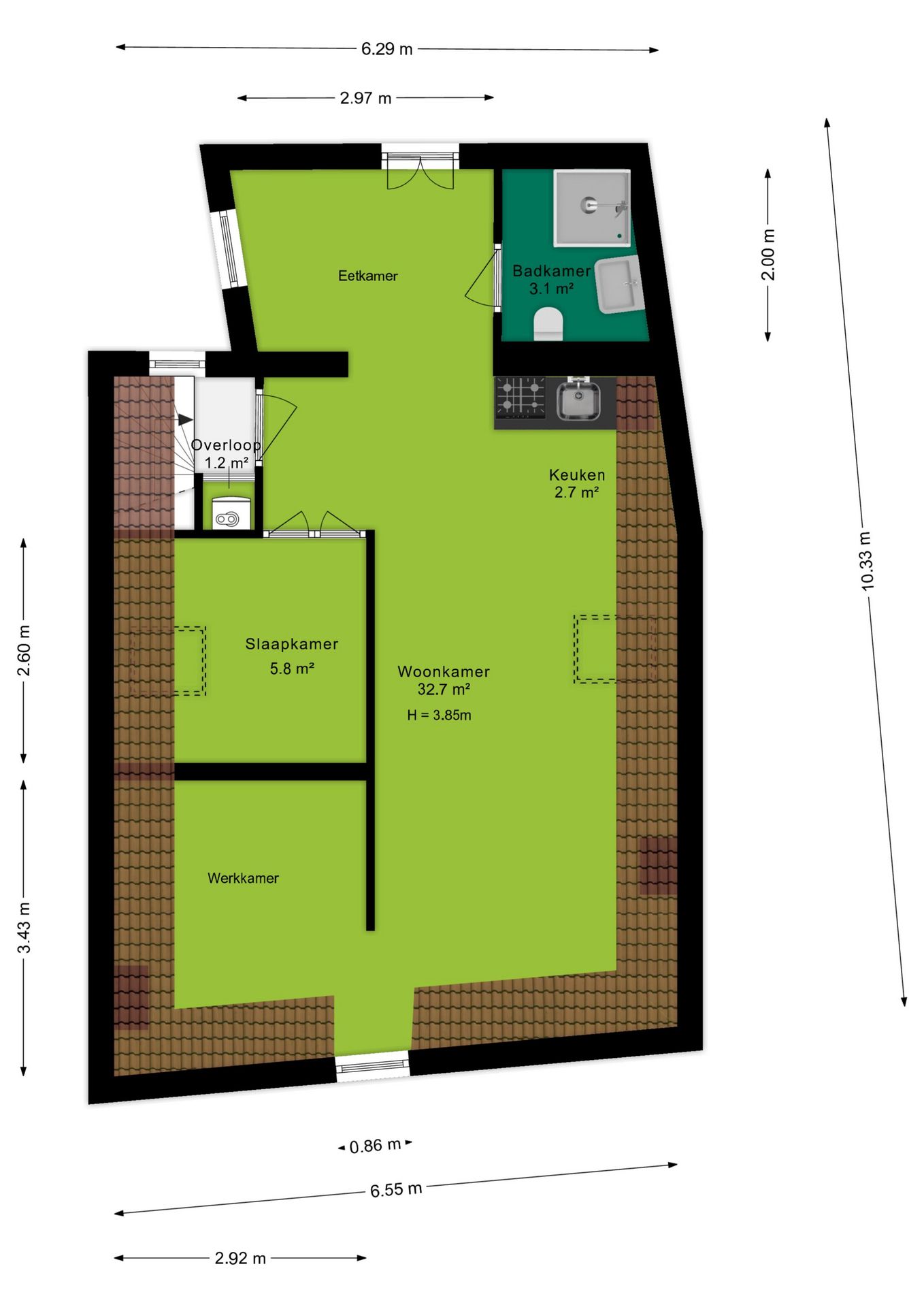 Foto 25 van Rijnstraat 78-3