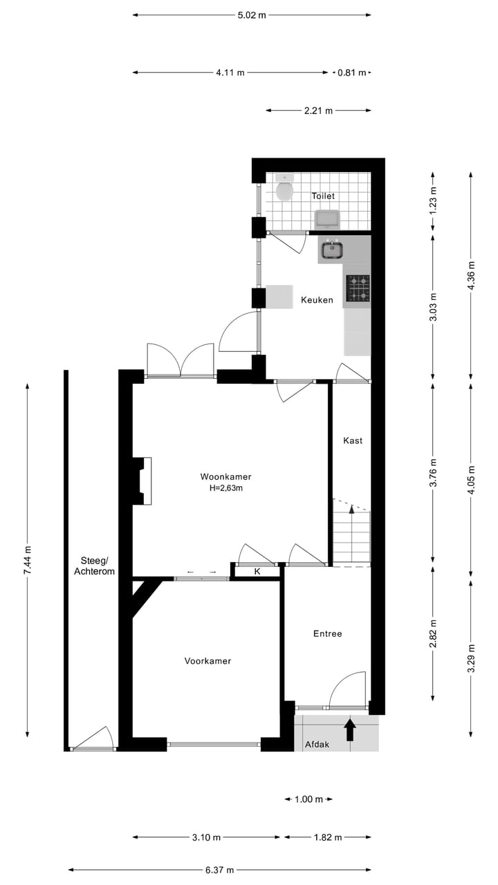 Foto 52 van Wolfstraat 25-B
