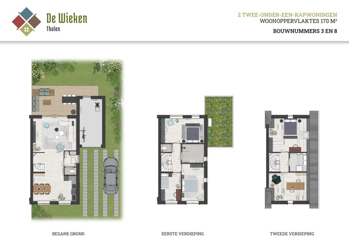 Photo 2 of Twee-onder-een-kap (Dwarskap) (Bouwnr. 3)