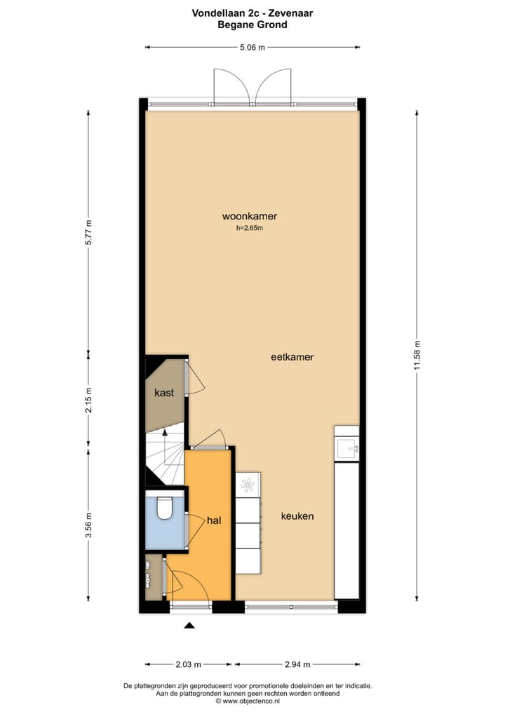 Foto 59 van Vondellaan 2-C
