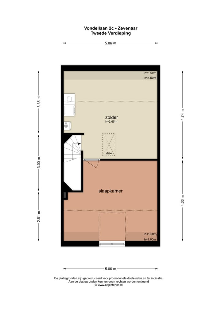 Foto 68 van Vondellaan 2-C
