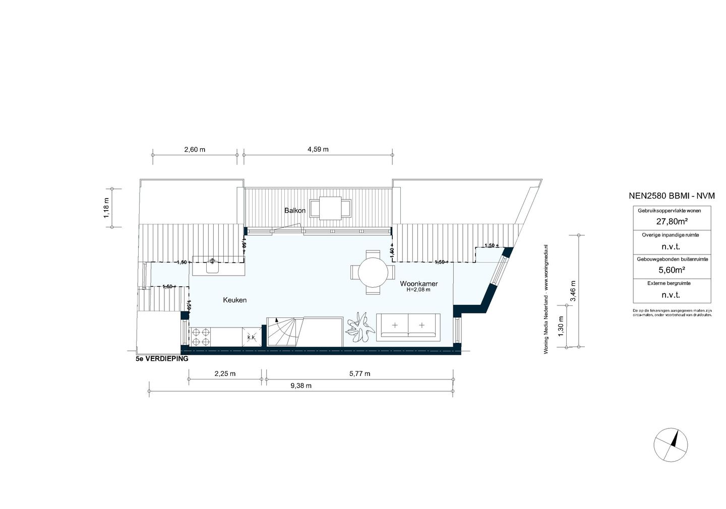 Foto 25 van Spuistraat 214-4