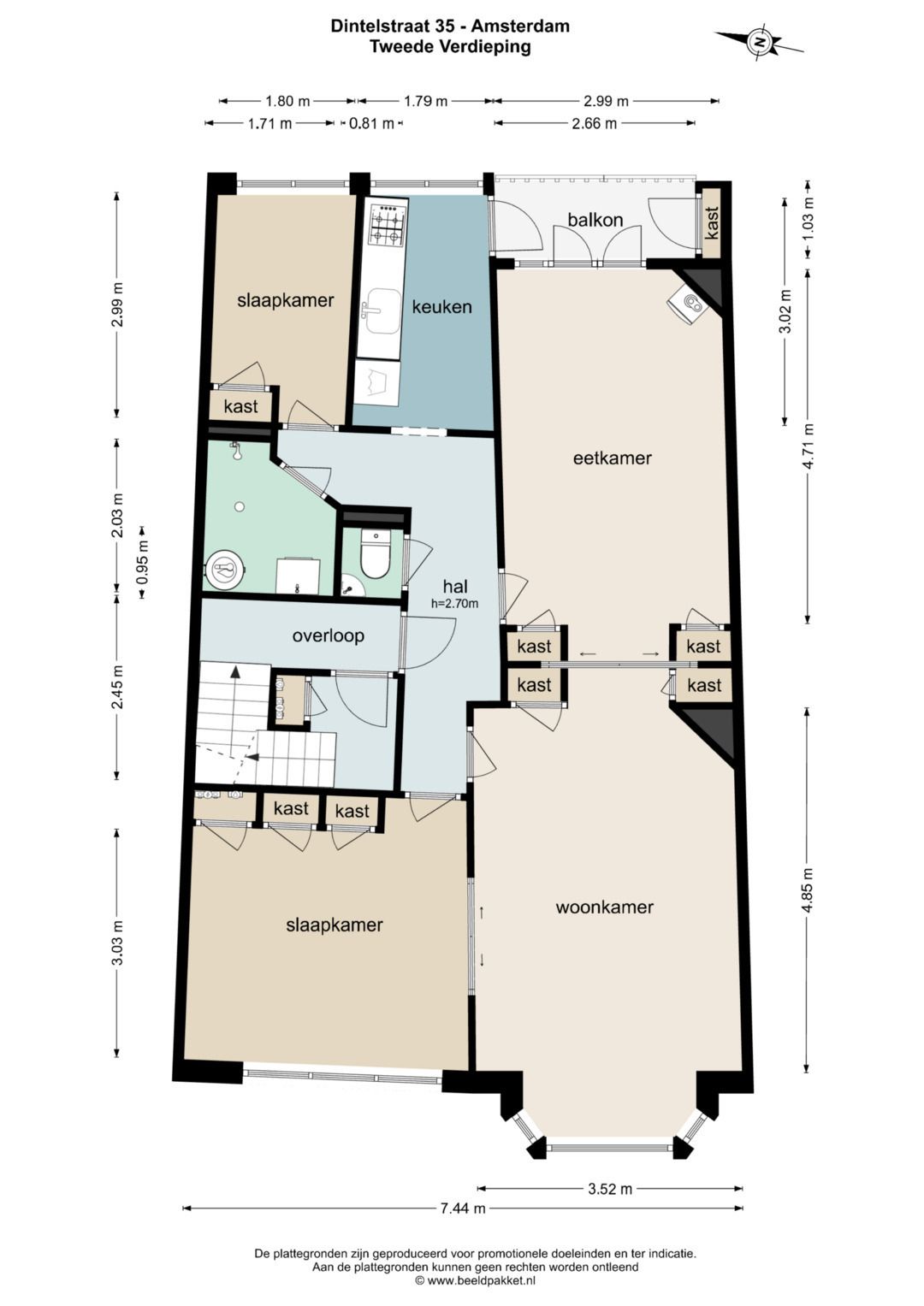 Foto 75 van Dintelstraat 35-H