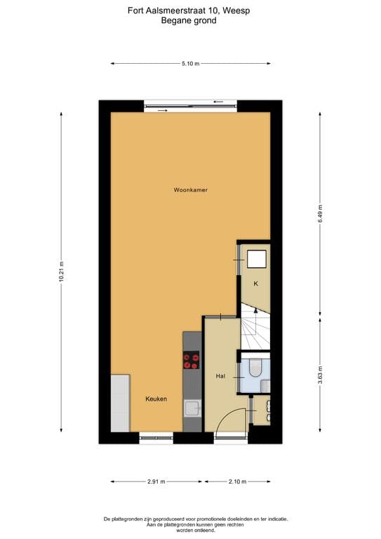 Foto 5 van Fort Aalsmeerstraat 10