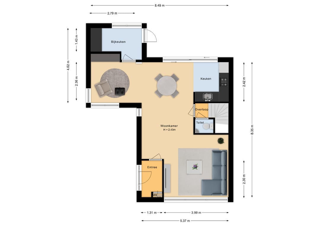 Foto 47 van G. de Pagterstraat 1
