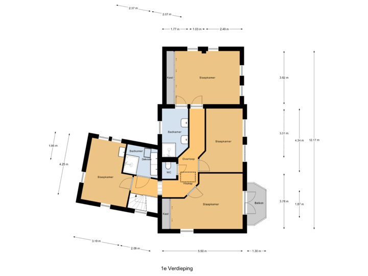 1e Verdieping