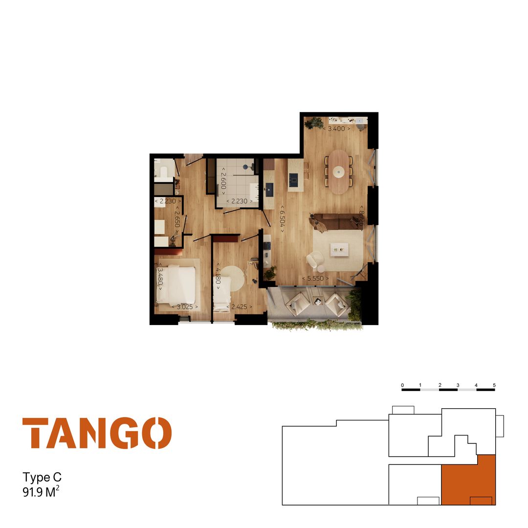 Foto 7 van Hoekappartement | Type C1 (Bouwnr. 0.04)