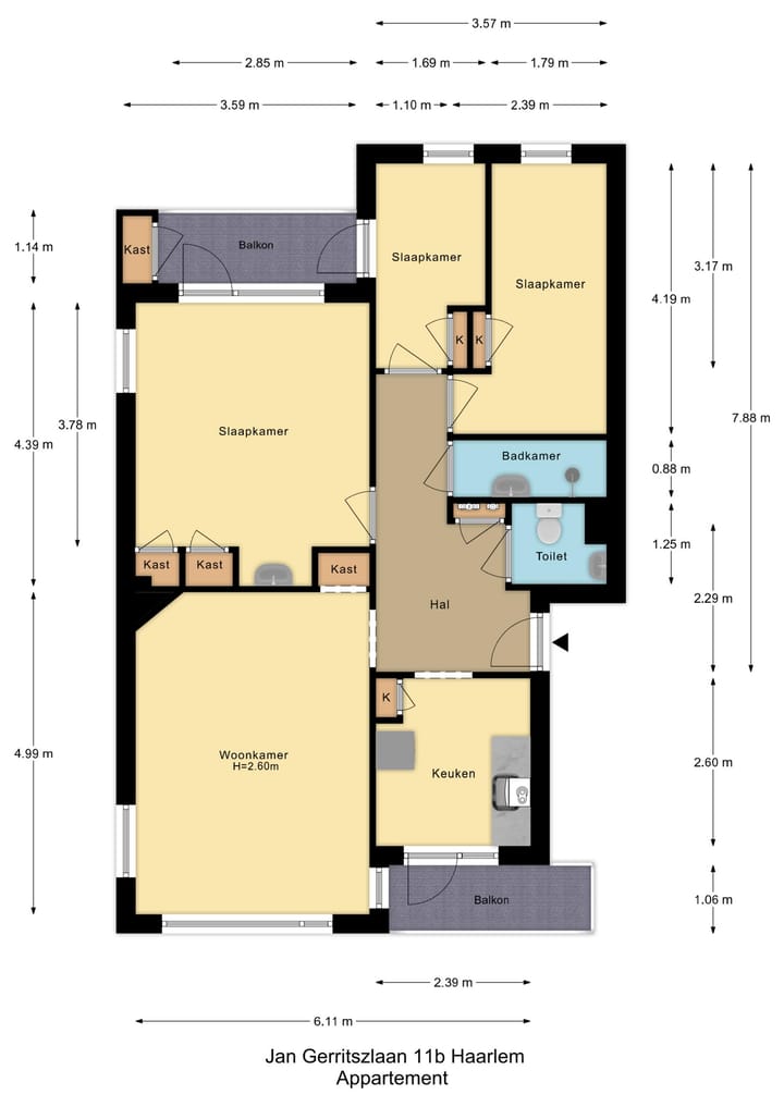 Foto 12 van Mr. Jan Gerritszlaan 11-B