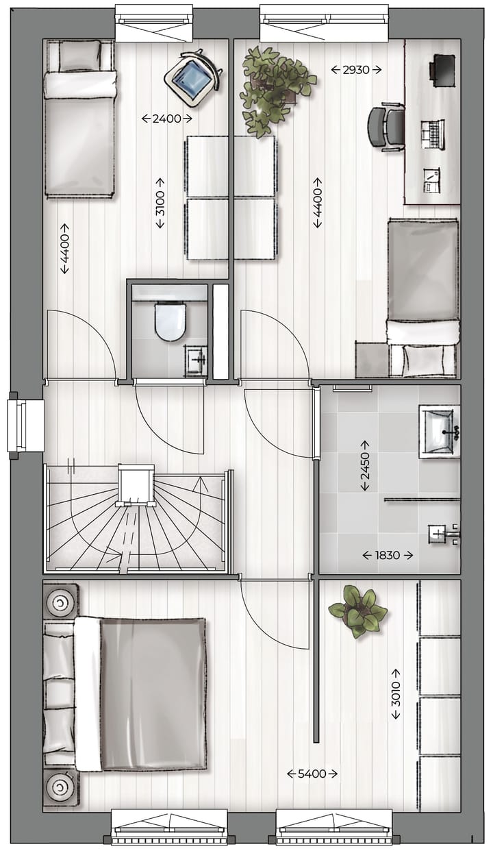 Foto 3 van Twee-onder-een-kap-woning | TYPE VALOR (Bouwnr. 9)